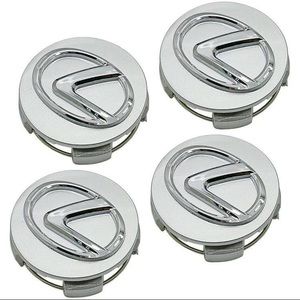 Lexus Center Caps Silver 62mm Brand New (Set of 4)